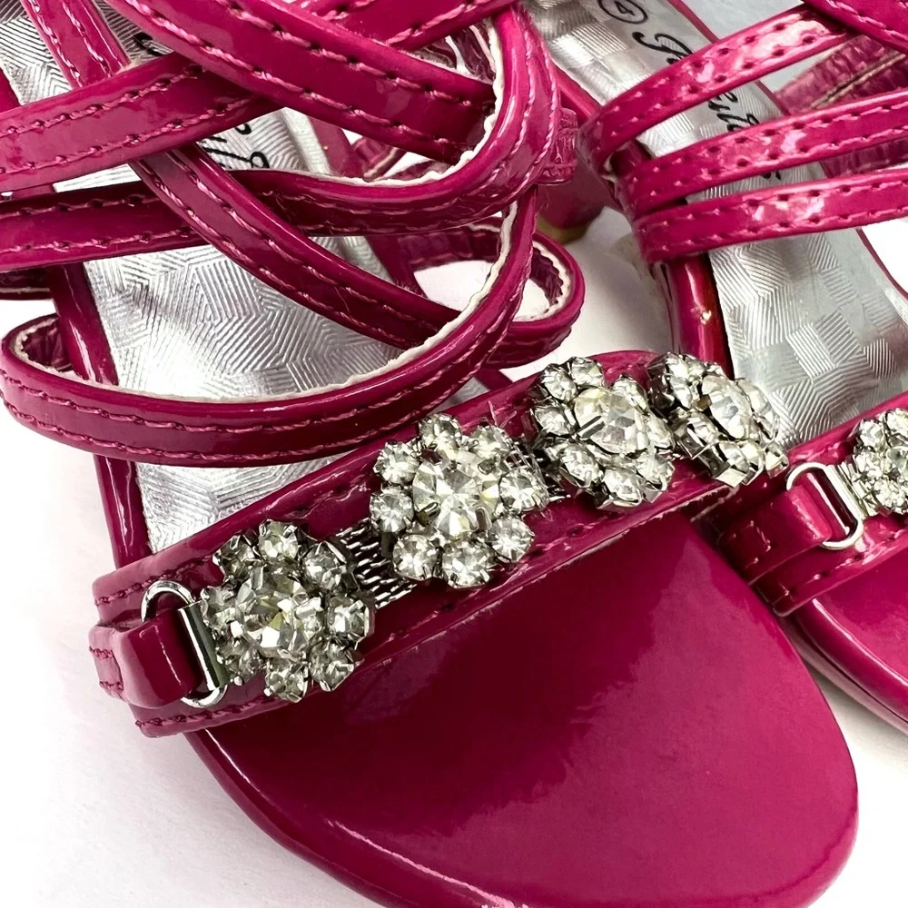 Fabulous - Lety, Toddler Size:4, Pink Rhinestone Shoes, New‎ with tag
